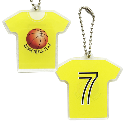 5Tシャツ型キーホルダー（クリア）