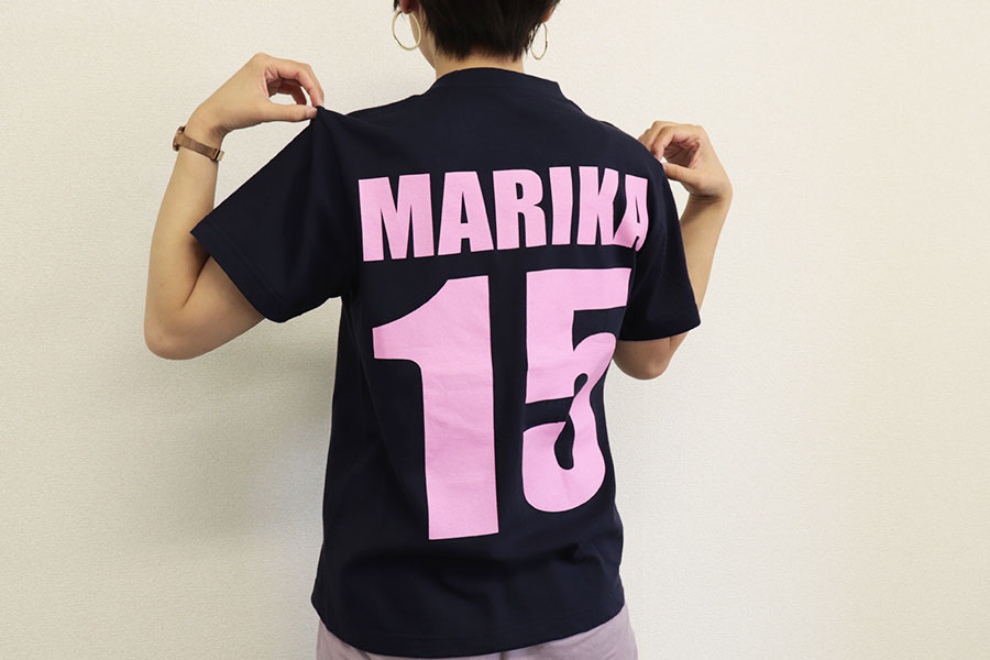 6シルクスクリーンプリントTシャツ2
