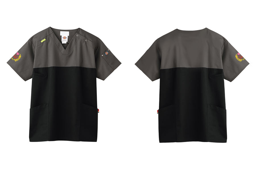 FOLK スクラブ（Dickies）7040SC｜バイカラーが映える医療用スクラブ