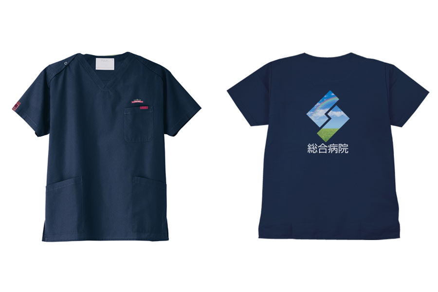 FOLK スクラブ（PANTONE）7000SC｜豊富なカラバリエーションが魅力のスクラブ