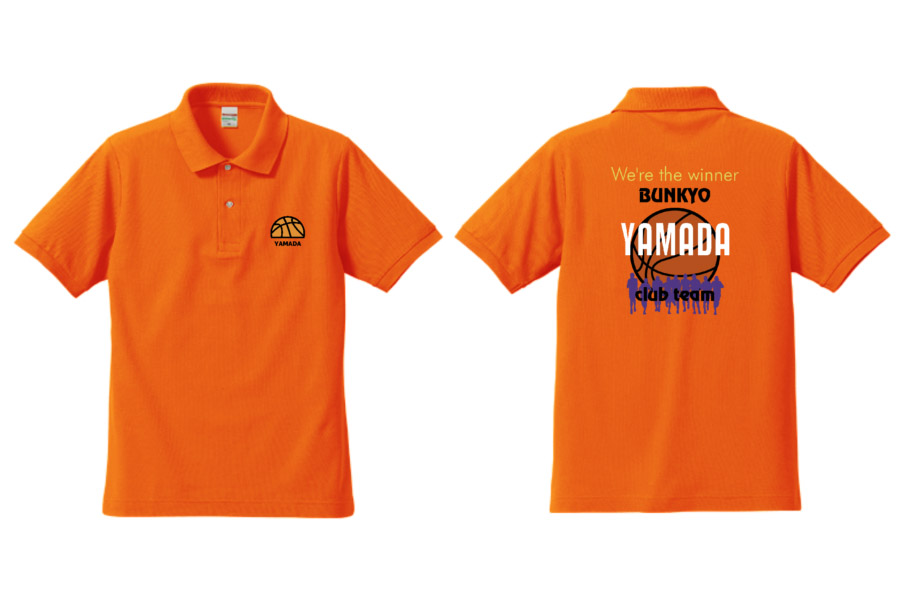 オンデマンド転写Tシャツポロシャツ6