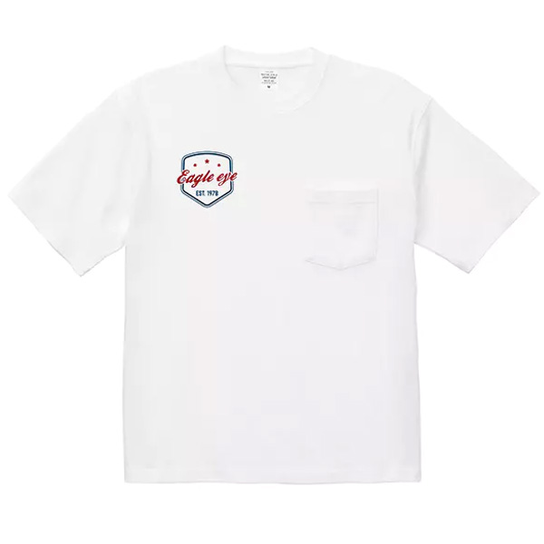 UUnited Athle 9.1oz マグナムウェイトビッグシルエットTシャツ（ポケット付）のデザイン合成イメージ