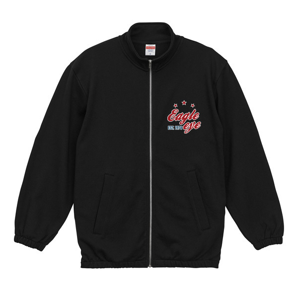 United Athle 10.0oz スウェット フルジップ スタンド ジャケット（裏パイル）のデザイン合成イメージ