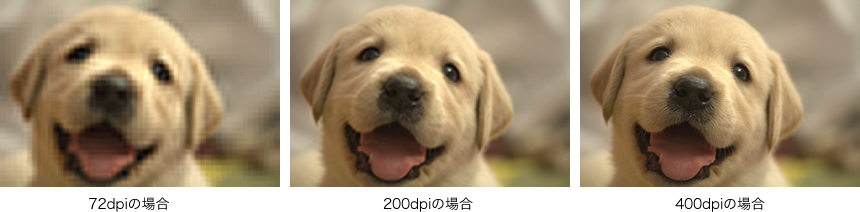 高解像度の画像データ準備例｜写真プリント用に200dpi以上で作成
