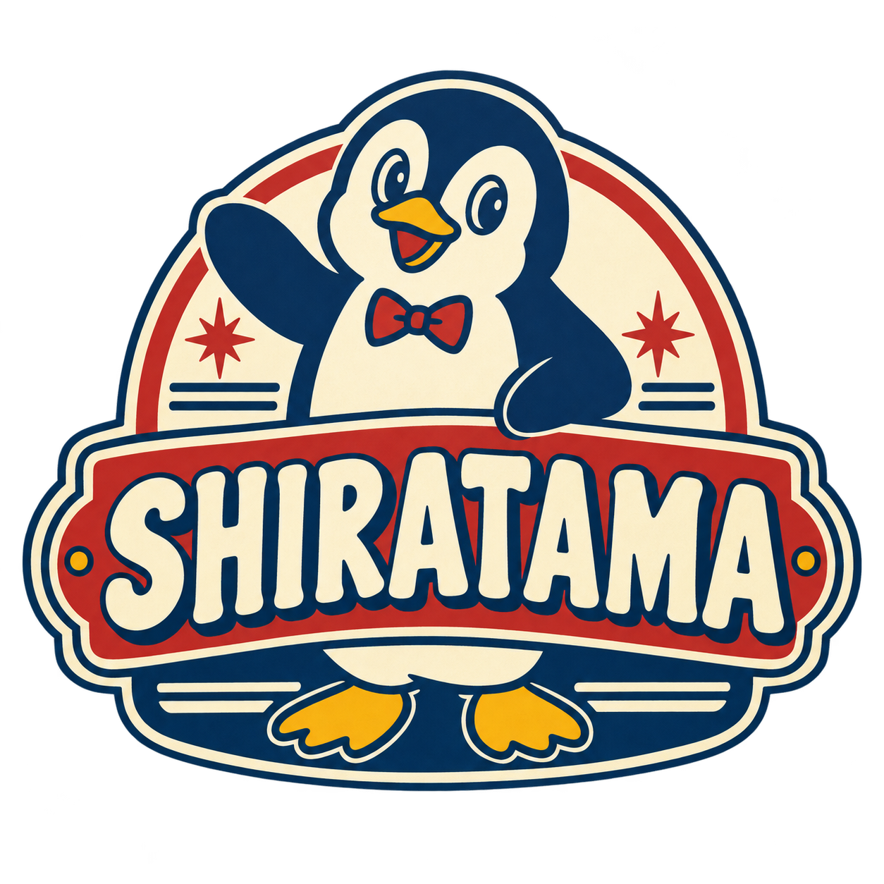 AIで生成した昭和レトロ・看板風ロゴのデザイン例