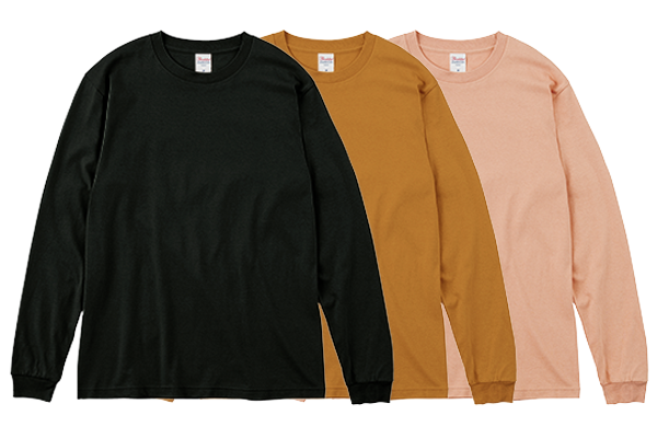 ホワイトインクジェットプリントで作ったオリジナル長袖Tシャツ